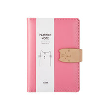 Load image into Gallery viewer, Original Kawaii Cat Leather Personal Planner - Original Kawaii Pen