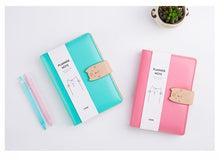 Load image into Gallery viewer, Original Kawaii Cat Leather Personal Planner - Original Kawaii Pen
