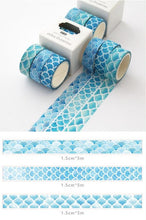 Load image into Gallery viewer, Ocean Washi Tape Set - Original Kawaii Pen