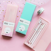 Load image into Gallery viewer, Mint & Pink Sakura Gel Pen Set - Limited Edition