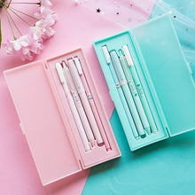 Load image into Gallery viewer, Mint & Pink Sakura Gel Pen Set - Limited Edition