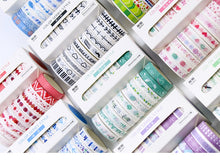 Load image into Gallery viewer, Japanese Decorative Masking Tapes ⭐Value Pack 10 Pcs Set ⭐ - Original Kawaii Pen