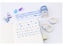 Load image into Gallery viewer, Japanese Decorative Masking Tapes ⭐Value Pack 10 Pcs Set ⭐ - Original Kawaii Pen