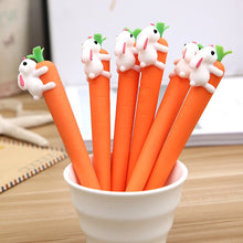 Load image into Gallery viewer, Bunny Carrot Gel Ink Pen 🐇 - Original Kawaii Pen