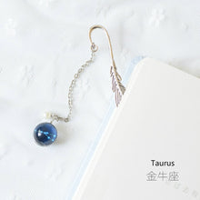 Load image into Gallery viewer, Ur Star Sign Noctilucent Feather Bookmarks