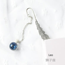 Load image into Gallery viewer, Ur Star Sign Noctilucent Feather Bookmarks