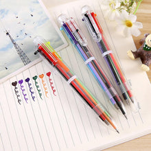 Load image into Gallery viewer, 6 in 1 Multi-colored Ballpoint Pen - Original Kawaii Pen
