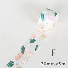 Load image into Gallery viewer, Pink & Gold Line Pattern Washi Tapes - Original Kawaii Pen