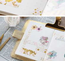 Load image into Gallery viewer, Pink & Gold Line Pattern Washi Tapes - Original Kawaii Pen