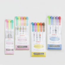 Load image into Gallery viewer, Original Kawaii Zebra Midliner Double Headed ⭐Value Pack 3 & 5 Pcs⭐ - Original Kawaii Pen