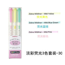 Load image into Gallery viewer, Original Kawaii Zebra Midliner Double Headed ⭐Value Pack 3 & 5 Pcs⭐ - Original Kawaii Pen