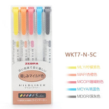 Load image into Gallery viewer, Original Kawaii Zebra Midliner Double Headed ⭐Value Pack 3 & 5 Pcs⭐ - Original Kawaii Pen