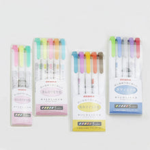 Load image into Gallery viewer, Original Kawaii Zebra Midliner Double Headed ⭐Value Pack 3 & 5 Pcs⭐ - Original Kawaii Pen