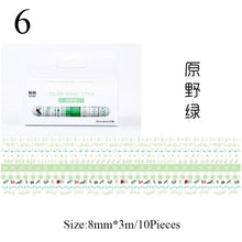 Load image into Gallery viewer, Japanese Decorative Masking Tapes ⭐Value Pack 10 Pcs Set ⭐ - Original Kawaii Pen