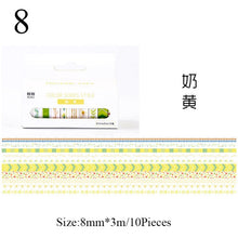 Load image into Gallery viewer, Japanese Decorative Masking Tapes ⭐Value Pack 10 Pcs Set ⭐ - Original Kawaii Pen