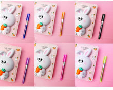 Load image into Gallery viewer, Double Lines Art Markers Set (Metallic Colors) - Original Kawaii Pen
