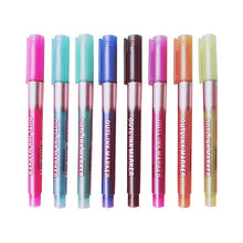 Load image into Gallery viewer, Double Lines Art Markers Set (Metallic Colors) - Original Kawaii Pen