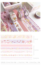 Load image into Gallery viewer, Original Kawaii Flamingo Washi Tapes Set ⭐Pack (8 Pieces) ⭐ - Original Kawaii Pen