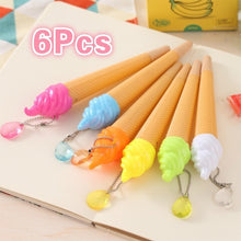 Load image into Gallery viewer, Original Kawaii Ice Cream Gel Pen ⭐ Pack ( 6 Pieces) ⭐ - Original Kawaii Pen