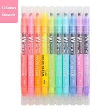 Load image into Gallery viewer, Erasable Markers Double Tip Gel Ink ⭐ Value Pack 10 Pcs⭐ - Original Kawaii Pen