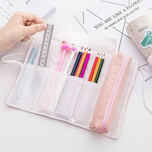 Load image into Gallery viewer, Korean Cute Animal Roll Up Pencil Case - Original Kawaii Pen