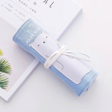 Load image into Gallery viewer, Korean Cute Animal Roll Up Pencil Case - Original Kawaii Pen