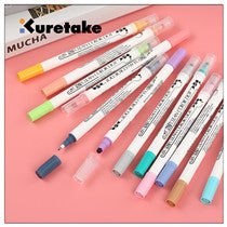 Load image into Gallery viewer, Kuretake ZIG Clean Color Real Brush Pen - 4,6,12,24,36,48,60,80,90 Color Sets - Original Kawaii Pen