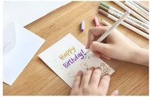 Load image into Gallery viewer, Fineliner Metallic Shade Brush Pen ⭐ Set of 10 Colors ⭐ - Original Kawaii Pen