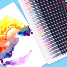 Load image into Gallery viewer, Akashiya Sai Watercolor Brush Pen ⭐ 5 & 20 Color Sets⭐ - Original Kawaii Pen
