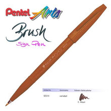 Load image into Gallery viewer, Pentel Fude Touch Brush Sign Pen - ⭐ Set of 2pcs ⭐ - Original Kawaii Pen