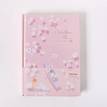 Load image into Gallery viewer, Floating Flowers Hardcover Notebook - A5 - Original Kawaii Pen