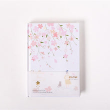 Load image into Gallery viewer, Floating Flowers Hardcover Notebook - A5 - Original Kawaii Pen