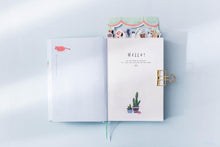 Load image into Gallery viewer, "Home Is Where the Cat Is" Undated Journal - Original Kawaii Pen