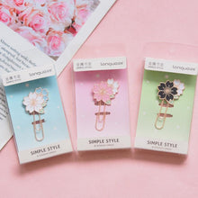 Load image into Gallery viewer, Sakura Cherry Blossom Paper Clip - Original Kawaii Pen