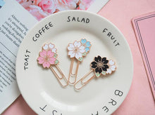 Load image into Gallery viewer, Sakura Cherry Blossom Paper Clip - Original Kawaii Pen
