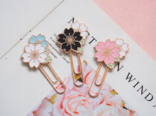 Load image into Gallery viewer, Sakura Cherry Blossom Paper Clip - Original Kawaii Pen