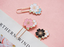 Load image into Gallery viewer, Sakura Cherry Blossom Paper Clip - Original Kawaii Pen
