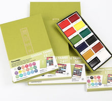 Load image into Gallery viewer, Kuretake Gansai Tambi Watercolor Palette - 12/18/24/36/48 Color - Original Kawaii Pen