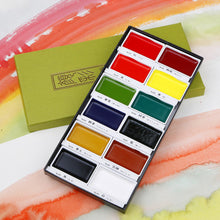Load image into Gallery viewer, Kuretake Gansai Tambi Watercolor Palette - 12/18/24/36/48 Color - Original Kawaii Pen