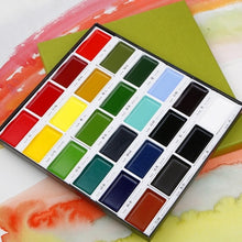 Load image into Gallery viewer, Kuretake Gansai Tambi Watercolor Palette - 12/18/24/36/48 Color - Original Kawaii Pen