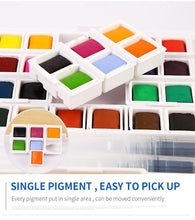 Load image into Gallery viewer, Petite Color Watercolor Field Sketch Box Set - 36 Color Palette + Water Brush - Original Kawaii Pen