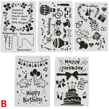 Load image into Gallery viewer, (5pcs Set) Drawing Templates for Glow In The Dark Neon Doodle Board Perfect Gift For Kids All Ages ✍ - Original Kawaii Pen