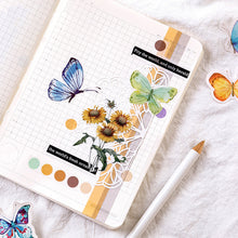 Load image into Gallery viewer, Butterfly Garden Paper Stickers (46pcs Box) - Original Kawaii Pen