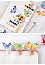 Load image into Gallery viewer, Butterfly Garden Paper Stickers (46pcs Box) - Original Kawaii Pen