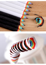 Load image into Gallery viewer, Rainbow Color HB Pencil Set (6pcs)