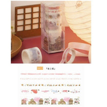 Load image into Gallery viewer, Japanese Sakura Washi Tape Set (4 Patterns)
