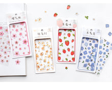 Load image into Gallery viewer, Oh-So-Sweet Floral Deco Stickers (4 Types) - Original Kawaii Pen