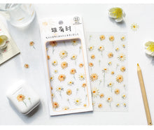 Load image into Gallery viewer, Oh-So-Sweet Floral Deco Stickers (4 Types) - Original Kawaii Pen