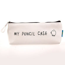 Load image into Gallery viewer, Vintage B&W Leather Pencil Case - Original Kawaii Pen