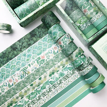 Load image into Gallery viewer, Fresh Green Forest Washi Tape Set - Limited Edition - Original Kawaii Pen